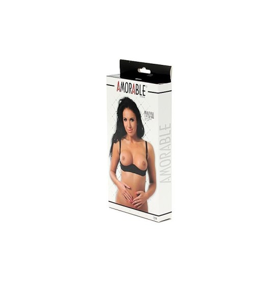 Amorable Rimba 1/4 Cup Bra Black