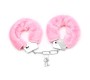 Intoyou Bdsm Line Furry Metal Handcuffs Pink