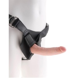 King Cock HARNESS WITH REALISTIC PENIS NATURAL 17.8 CM