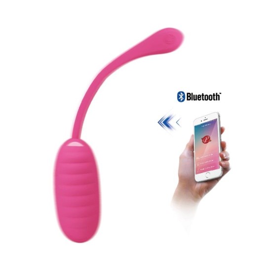 Prettylove Kirk Vibrating Egg ar Movil APP silikona USB