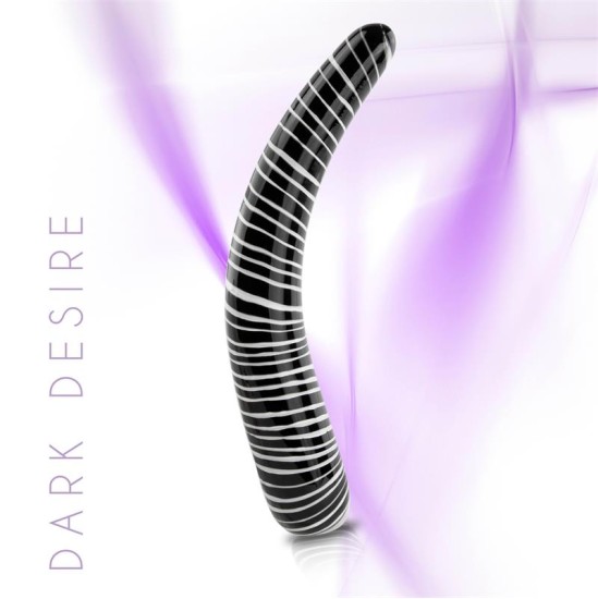 Feelztoys Glazz Glass Dildo Dark Desire