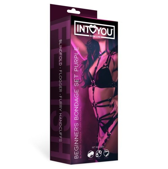 Intoyou Bdsm Line Iesācēju Bondage Set3 Pieces Purple