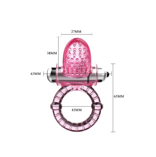 Baile Sweet Vibrating Ring Pink