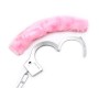 Intoyou Bdsm Line Furry Metal Handcuffs Pink