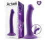 Action Bouncy Skystas silikoninis dildo Hiper Flexible 7 - 18 cm Dydis M Violetinė