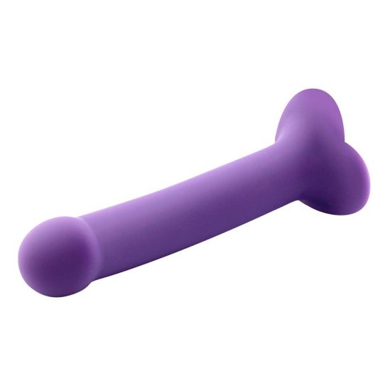 Action Bouncy Liquid Silikona Dildo Hiper Flexible 7-18 cm Izmērs M Purpurs