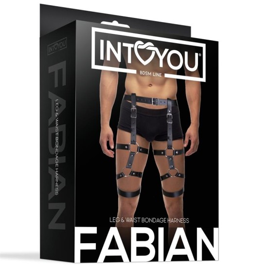 Intoyou Bdsm Line Fabian Leg and Waist Bondage Harness Adjustable