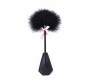 Latetobed Bdsm Line Feather Tickler and Paddle 2 in 1 29 cm Black