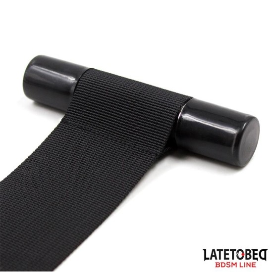 Latetobed Bdsm Line Door Swing Nylon Bind Neoprene Wrist Cuffs