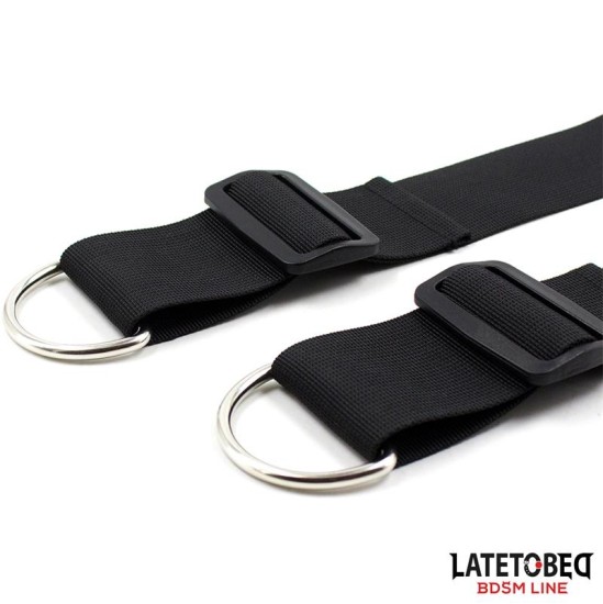 Latetobed Bdsm Line Door Swing Nylon Bind Neoprēna plaukstas aproces