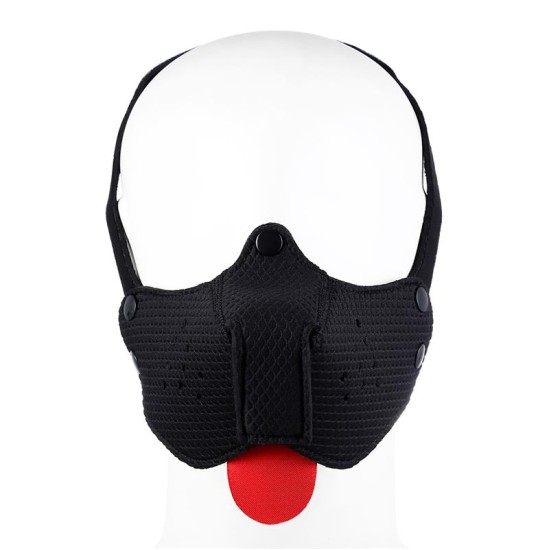 A-Gusto Neoprene Puppy Face Mask Adjustable and Desmontable Black