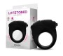 Latetobed Romeri Ring + Vibrating Bullet Silicone Black