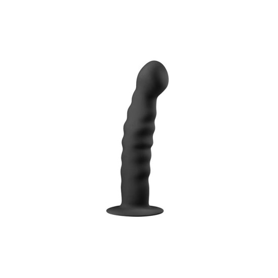 Easytoys Silikoninis dildo - juodas