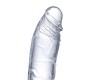 Glazed Realistiška dildo krištolinė medžiaga 21,5 cm