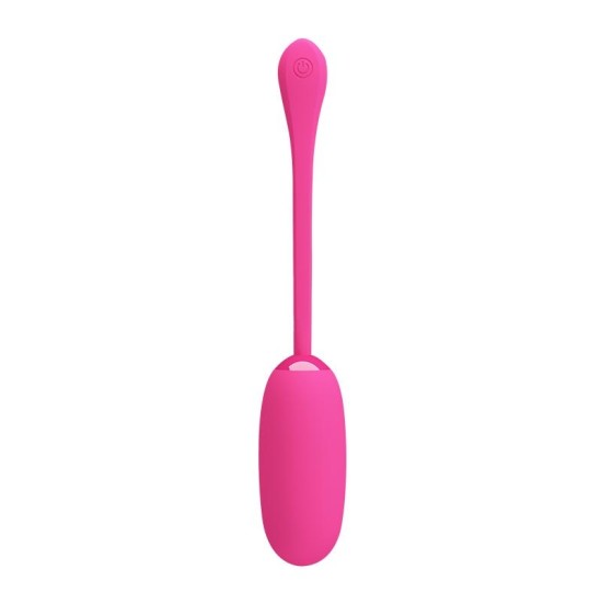 Prettylove Vibruojantis kiaušinis Julius USB Silicone Pink