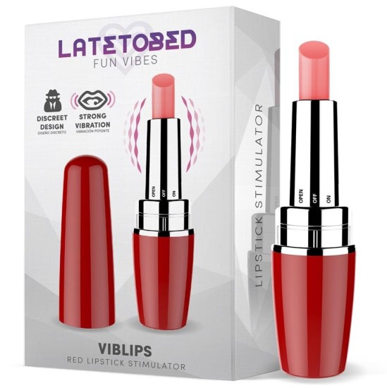 Latetobed Viblips Lipstick Stimulator Red