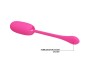 Prettylove Vibruojantis kiaušinis Julius USB Silicone Pink