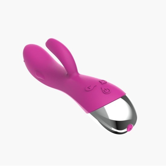 A-Gusto Dolphin Vibe 6 vibrācijas funkcijas USB rozā krāsā