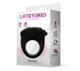 Latetobed Romeri Ring + Vibrating Bullet Silicone Black