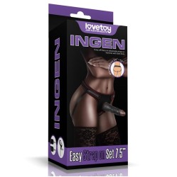 Lovetoy Regulējama siksna ar Dildo 7.5