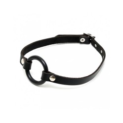 Bondage Play Mutes skava ar O veida gredzenu