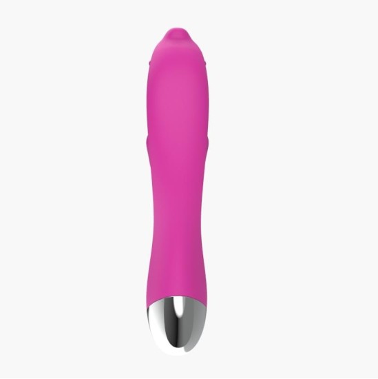 A-Gusto Dolphin Vibe 6 vibratsioonifunktsioonid USB roosa