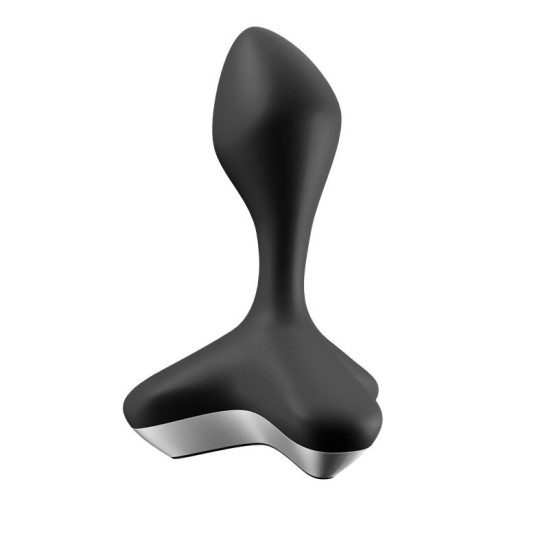 Satisfyer Spēles mainītāja kontaktdakša ar vibrācijas melnu