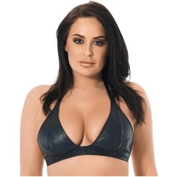 Bondage Play Rimba ādas krūšturis Viens izmērs