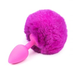 Afterdark Mucas spraudnis ar Pompon Purple S izmērs