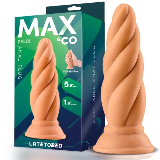 Max & Co Felix Adaptable Butt Plug 5.9 Flesh