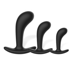 Latetobed Набор из 3 массажеров простаты P-Spot Trainer