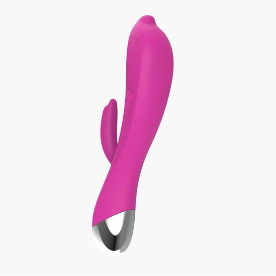 A-Gusto Dolphin Vibe 6 vibratsioonifunktsioonid USB roosa