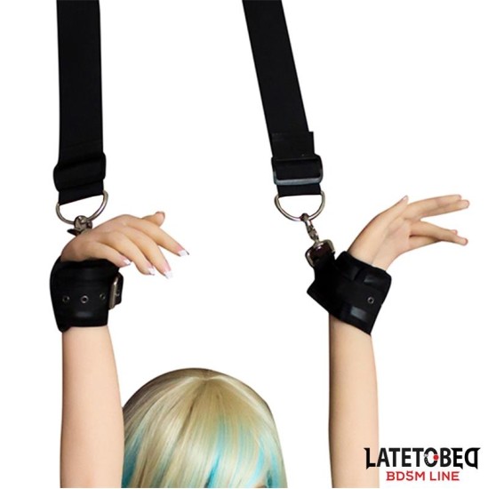 Latetobed Bdsm Line Door Swing Nylon Bind neopreenist randmemansetid