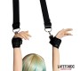 Latetobed Bdsm Line Door Swing Nylon Bind Neoprēna plaukstas aproces