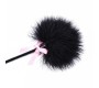 Latetobed Bdsm Line Feather Tickler and Paddle 2 in 1 29 cm Black