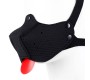 A-Gusto Neoprene Puppy Face Mask Adjustable and Desmontable Black