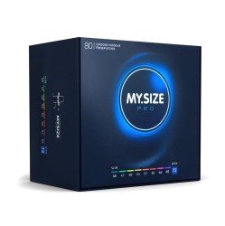 My Size Pro 72 dydžio dėžutė, kurioje yra 80 vienetų