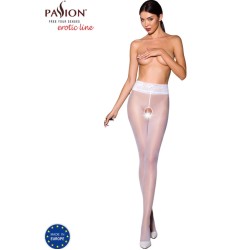 Passion Woman Garter & Stock PASSION – TIOPEN 008 STOCKING WHITE 3/4 (30 DEN)