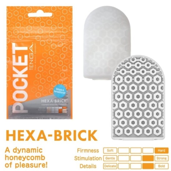 Tenga HEXA BRICK POCKET STROKER