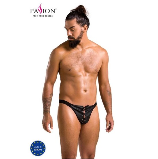 Passion Men PASSION - 044 SLIP OPEN BEN melns L/XL