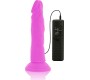 Diversia Elastīgs Vibrējošs Dildo 23 CM - violets