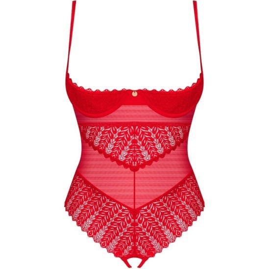 Obsessive Teddies OBSESĪVS - INGRIDIA LES CROTCHLES RED XS/S