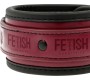 Fetish Submissive Dark Room VEGAN LEATHER HANDCUFFS WITH NEOPRENE LINING