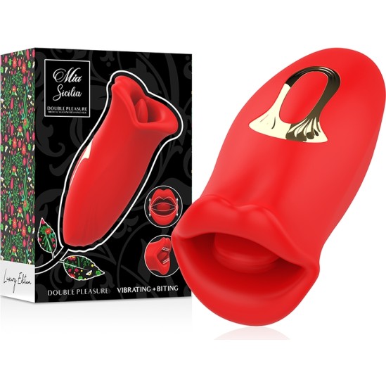 MIA SICILIA DOUBLE PEASURE VIBRATING + BITING