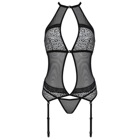 Passion Woman Corsets KIRG - SATARA KORSET EROOTILINE LINE BLACK S/M