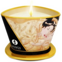 Shunga Candles СЮНГА - МИНИ-ЛАСКИ ПРИ СВЕЧАХ ВАНИЛЬНАЯ МАССАЖНАЯ СВЕЧА 170 МЛ