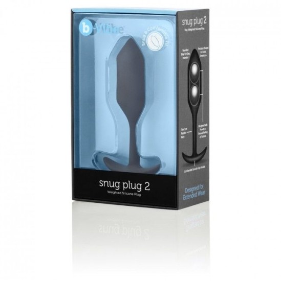 B-Vibe SLUG PLUG 2 BLACK