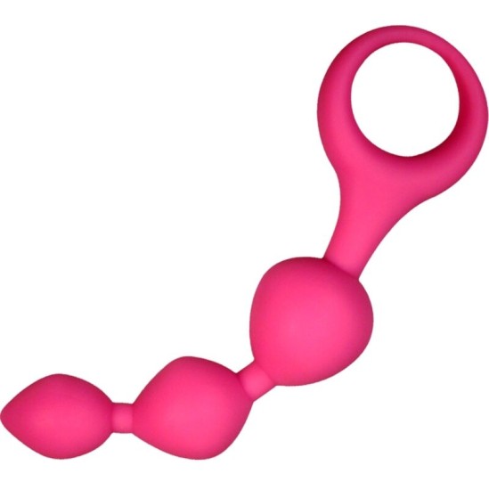 Alive TRIBALL PINK SILICONE ANAL BALLS 15 CM