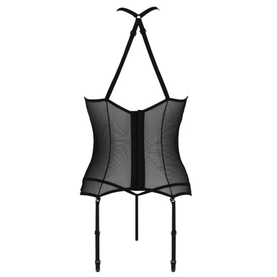 Passion Woman Corsets AISTRA - SATARA CORSET EROTIC LINE BLACK S/M