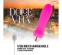 Dolce Vita ĮKRAUJAMAS VIBRATORIAUS FIVE PINK 7 greičiai